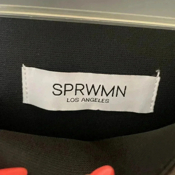 SPRWMN brown corduroy Crop flare - Picture 3 of 5